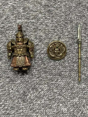 스파르타 병사 구리 피규어 오너먼트 구리 핸들 피규어 정밀 세공