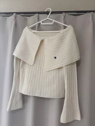 아이보리 리브 스웨터 POLO