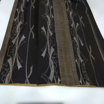 기모노 짙은 갈색 오시마 명주? 리메이크