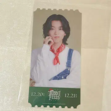 BUDDiiS SHOOT 클리어 픽처 티켓