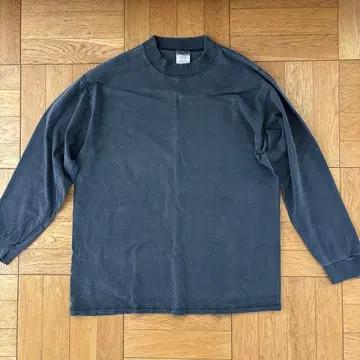 빈티지 ONEITA 흑먹색 롱티 베르베르진 apresse 페이드