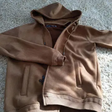 MENS BIGI 후드 부착 브라운 자켓