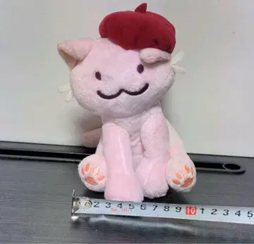 쌓이는 고양이 어른 고양이 베레모 봉제 인형