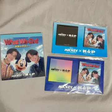 King & Prince 팝업 What We Got 굿즈