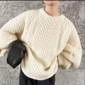 [택 포함 새상품] 셀렉 모카 오버 사이즈 허니콤 니트