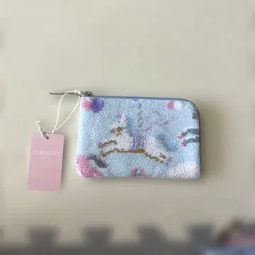 러브러리 바이 페이러 모쿠바 L자 파우치 페일 블루