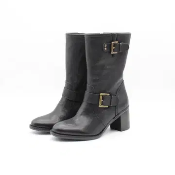 새상품 힐즈아베뉴 천연 가죽 힐업 크림슨 엔지니어 (22cm)