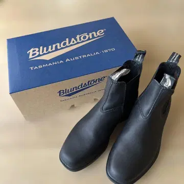 Blundstone 블랙 사이드 고어 부츠