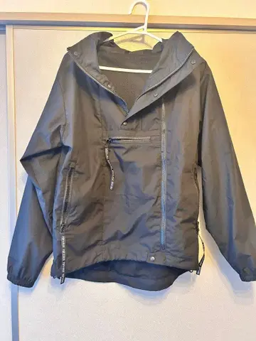 호시노 겐 라이브 한정품 나일론 자켓 블랙 후드 부착