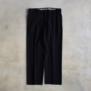 00s 엠포리오 아르마니 개버딘 울 슬랙스 블랙 W34 L30