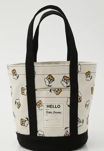 도널드 덕 라운드 토트백 로데오 크라운