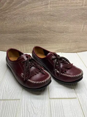 리갈 REGAL 아이렛 모카신 스티치 보르도 가죽 25cm