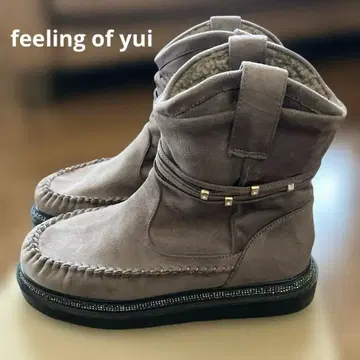 새상품급 feeling of yui 부츠 M
