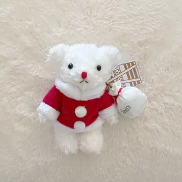 택 포함 새상품 타리즈 베어풀 테디베어 볼체인 산타