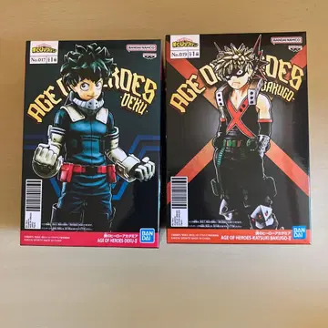 묶음 판매 미도리야 이즈쿠 바쿠고 카츠키 피규어 Age of heroes