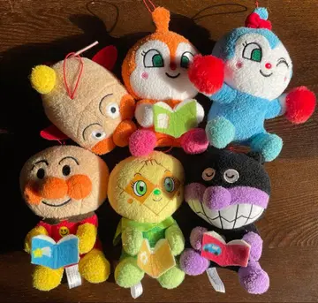 호빵맨 봉제 인형 6체 세트