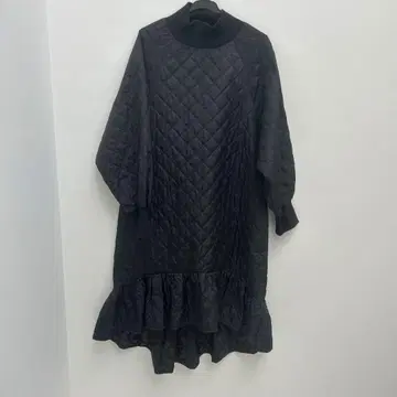 F.modern 퀼팅 원피스 블랙 M