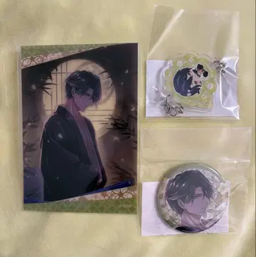 이케멘 전국 키쵸 차레쿠지 브로마이드 연결 아크릴 참 캔뱃지