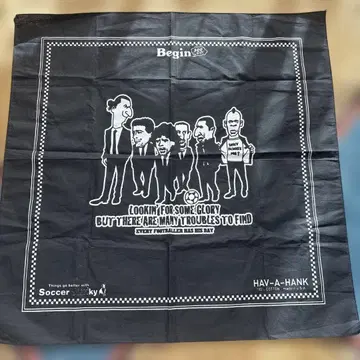 soccer junky 반다나 손수건 대형 축구 사커정키