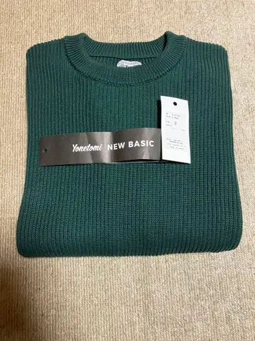 yonetomi MERCERIZED COTTON RIB KNIT P