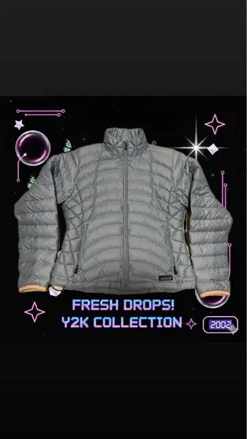 Patagonia 그레이 다운 자켓 Y2K 컬렉션