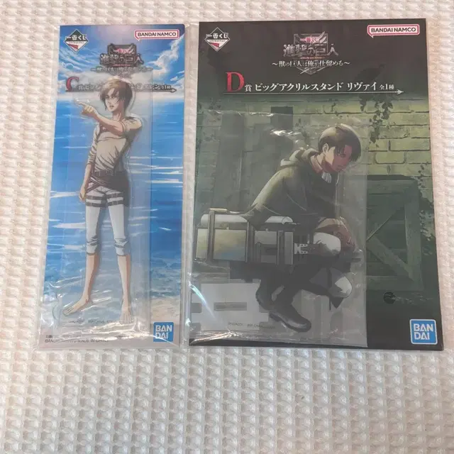 진격의 거인 제일복권 쿠지 c d 리바이 에렌 아크릴 스탠드