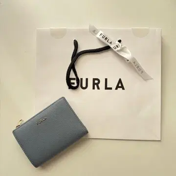 FURLA 그레이 접이식 지갑