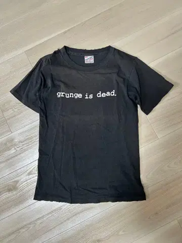 90's NIRVANA 그런지 is dead 빈티지 티셔츠