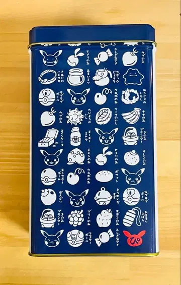 포켓몬 센터 프린트 센베이 통 남색