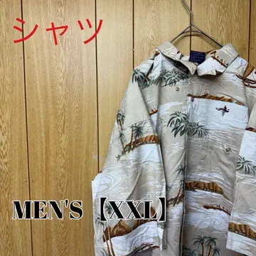 TT65 [US 수입] 반팔 하와이안 셔츠 [남성용 XXL] 올 패턴