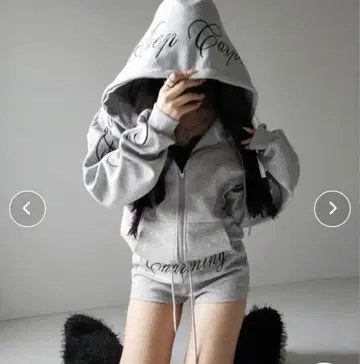 me+em select [ 셋업 ] 집업 후드티 & 숏팬츠