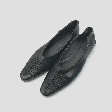 LE TALON 스퀘어 개더 플랫 F3002