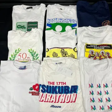 T셔츠 M 사이즈 그래픽 프린트 9종 세트