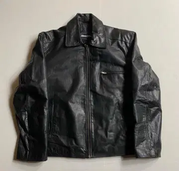 00's archive US 규격 가죽 블루종 천연 가죽 레더 자켓