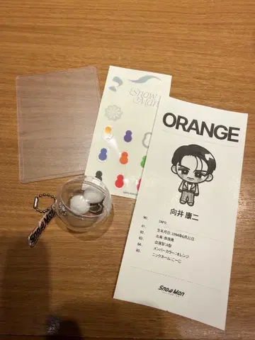 SnowMan 팝업 무카이 코지 세트