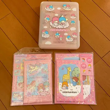 리틀트윈스타 레트로 레터 세트 케이스 레터 세트