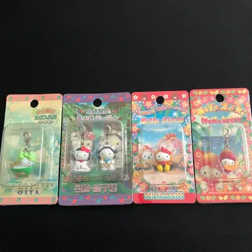 [ 미개봉 새상품 ] 헬로키티 미야자키 오이타 한정판 지퍼 마스코트