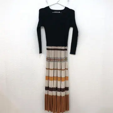 OUDIEYI 도킹 니트 원피스 [ M ]