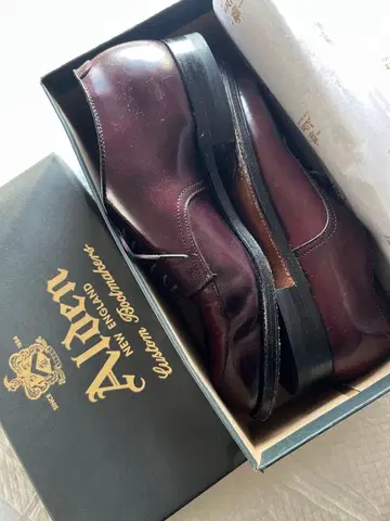 Alden /바니스/ Custom Balmoral 9 D 버건디