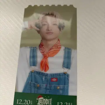 BUDDiiS 버디페스 회원 클리어 픽처 티켓 FUMIYA