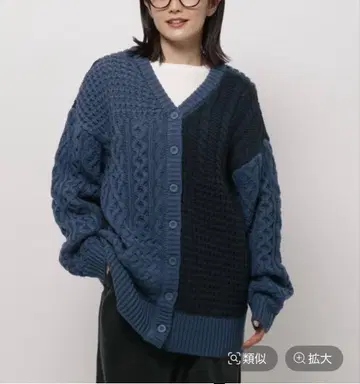 [ niko and ] 케이블 패치워크 튜닉