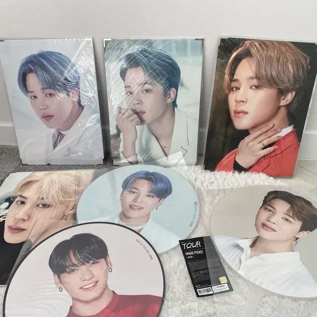 방탄소년단 지민 정국 이미지피켓 / 프리미엄포토