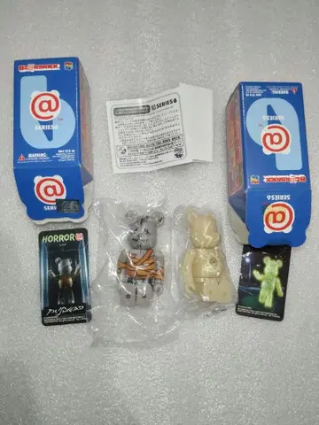 베어브릭 시리즈 6 패스헤드 앞뒤