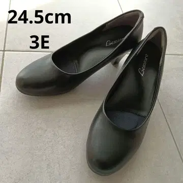 미사용급 새상품급 Lemiore 블랙 펌프스 라운드토 3E 컴포트