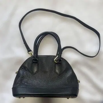 MARCO BIANCHINI 천연 가죽 블랙 숄더백