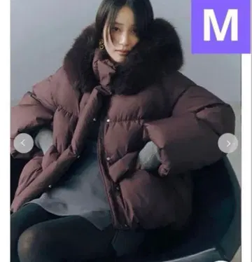 새상품 후드 퍼 숏 다운 코트 프레이 아이디 FRAY I.D