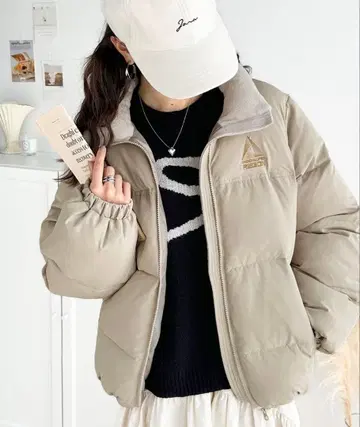 classicalelf 충전솜 페이크 다운 오버 사이즈 자켓