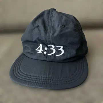 GARBAGE SOFT BRIM 6 PANEL CAP 4:33 BLACK