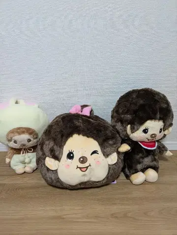 인기 몽치치! 봉제 인형 쿠션 3종 세트! BIG 봉제 인형 쿠션