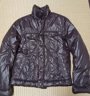 [새상품급] 새상품급 GAP 다운 자켓 S 다크 퍼플 색상